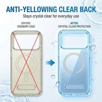 Étui magnétique antichoc premium pour iPhone 16 15 Pro Max 17 14 13 12 11 13 Mini, profil mince, anneau magnétique puissant