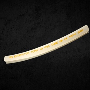 Fábrica 10 mm I.D Tubo de PVC blanco no retráctil 105 grados 300V Aislamiento eléctrico Flexible Resistente al calor PP Mangas de cable - Product Image 4