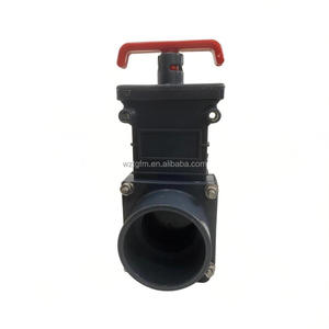 Válvula de compuerta de cuchillo de PVC de plástico Manual DN65 de 21/2 "Disco SS en cría de animales de granja - Product Image 5