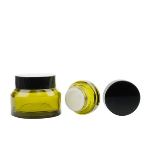 Jarrones de vidrio oblicuo personalizados con espátula, 15ml, 20ml, 30ml, 50ml, 100ml - Product Image 4