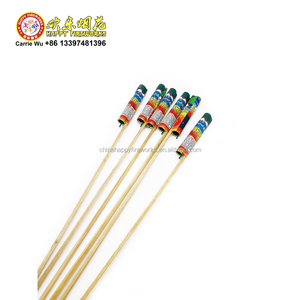 Crackling Whisting and Bang Mini Pyrotechnics Flying to the Sky Fireworks Rocket Sticks