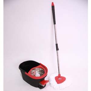 Juego <span class=keywords><strong>de</strong></span> Mopa para Limpiar Pisos <span class=keywords><strong>de</strong></span> Cocina y Hogar, Mopa Giratoria Mágica 360 con Cubeta, <span class=keywords><strong>Precio</strong></span> <span class=keywords><strong>de</strong></span> Fábrica - Product Image 6