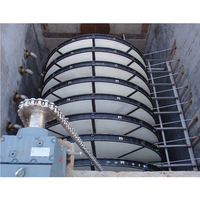 Microfiltre rotatif à disque contrôlé par PLC de haute qualité, débit de 3600 M/d, filtration 20-150 microns, réaction de floculation automatique