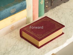 Красная декоративная винтажная коробка для хранения безделушку в форме книги - Product Image 5