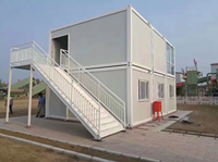 Modules de logement préfabriqués pour chantiers de construction, unités modulaires à assemblage rapide, maisons intégrées mobiles