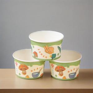 ชามสลัดอาหารแบบใช้แล้วทิ้งชามกระดาษสำหรับร้านอาหาร - Product Image 6