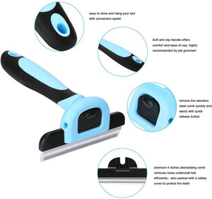 Herramientas de aseo para gatos más vendidas, herramienta para eliminar el pelo suelto para perros de pelo largo, cepillo para eliminar el pelo suelto. - Product Image 6