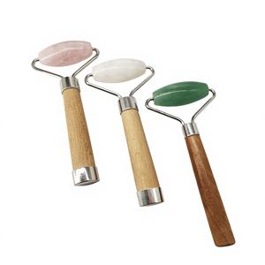 Rouleau d'aventure vert rouleau de massage logo personnalisé masseur de visage avec boîte rouleau d'aventurine de haute qualité guasha - Product Image 3