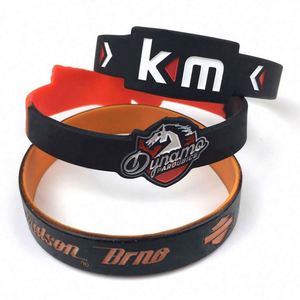 Nouveaux bracelets de poignet pas chers pour festival, bracelets en silicone personnalisables avec logo, bracelets unisexes en silicone - Product Image 2