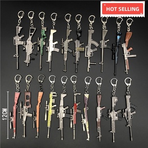 Juego simulado Prop aleación pistola de juguete llavero modelos de pistola llavero tamaño de bolsillo Gamer colección Accesorios - Product Image 5