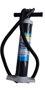 Pompe à air manuelle à double <span class=keywords><strong>action</strong></span> haute pression pour piscine, jouets gonflables, pompe à main 15 PSI 2,5L jaune taille moyenne - Product Image 2