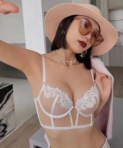 Lencería Bordada de Alta Calidad para Mujer, Conjunto de Ropa Interior Sexy con Push-Up, Lencería Sexy de Talla Grande, Conjunto de Sujetador y Braguita de Encaje para Mujer - Product Image 5