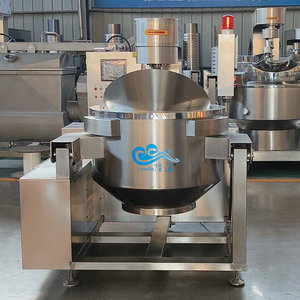 Máquina para hacer palomitas de maíz grande eléctrica de Gas automática Industrial olla de palomitas de maíz dulce <span class=keywords><strong>gourmet</strong></span> de caramelo crujiente gigante comercial con Mezclador - Product Image 2