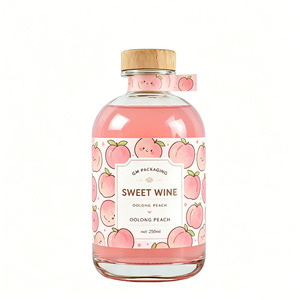Bouteille en verre vide de 250 ml, 500 ml, 3750 ml pour vin de fruits, <span class=keywords><strong>vodka</strong></span>, gin, rhum, alcool, café, whisky, moonshine, liqueur avec bouchon - Product Image 1