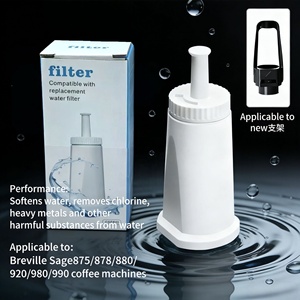 Filtro de Agua de Repuesto para Cafetera Bre Ville <span class=keywords><strong>Claro</strong></span> Swiss Espresso, Comparables con la Pieza Original #   BES008WHT0NUC1 - Product Image 2