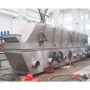 Secador de lecho fluidizado pequeño ZLG para procesamiento de alimentos, sal comestible, ácido cloroacético, características fluidizadas vibratorias, motor PLC de engranaje - Product Image 3