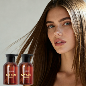 YOGI CARE Set de Champú y Acondicionador Hidratante de Jengibre 100% <span class=keywords><strong>Natural</strong></span> para Cuidado Diario - Product Image 1