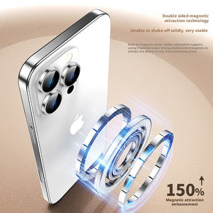 Support de <span class=keywords><strong>téléphone</strong></span> magnétique double face, support de bureau, alliage de zinc, matériau léger, pour les étuis de <span class=keywords><strong>téléphone</strong></span> de luxe - Product Image 2