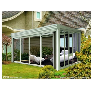 Nueva Marca <span class=keywords><strong>con</strong></span> vidrio templado piscina <span class=keywords><strong>casa</strong></span> plana de aluminio aislado terraza acristalada - Product Image 1