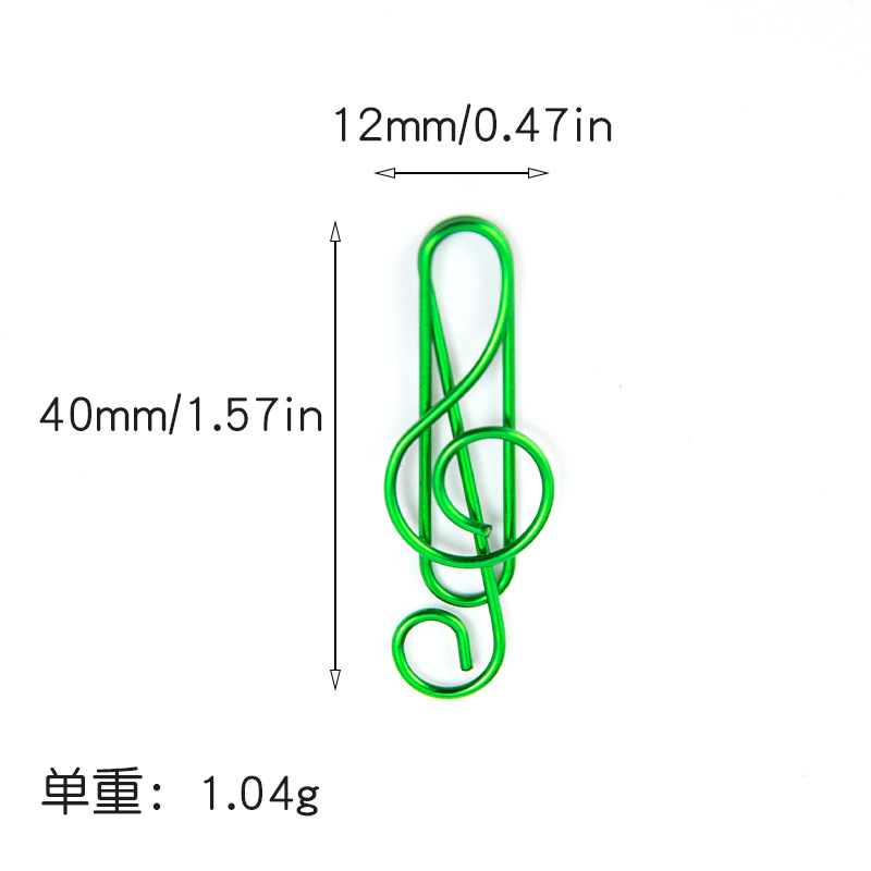Music notes --- bright green