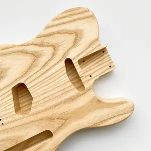 Factory Price Blank Electric Guitar Body Barrel Unfinished TL Ash Guitar Body For Tl Guitar Kits