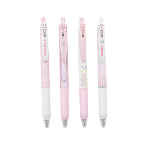 स्नूपी 4-टुकड़ा सेट 0.5 मिमी काले जेल पेन छात्रों को लेखन उपहार कार्टून काले ब्रश पेन प्लास्टिक कटर - Product Image 3