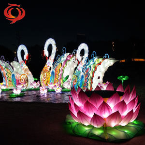 Linternas Tradicionales Chinas de Seda LED Impermeables para Diwali, Linternas Decorativas con Forma de Animales para Festivales y San Valentín - Product Image 3
