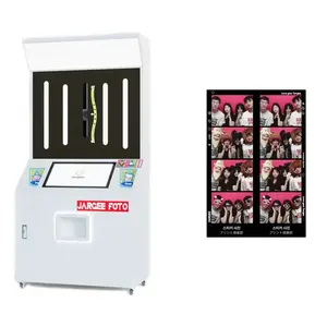 Customization Photo Booth,Digital Photo Booth Coin Operated Printer Commemorative Photos Commercial Use Selfie PhotoBooth