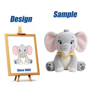 Boneka Kucing Lucu Bordir Ungu Custom Shengye Toys, Mainan Boneka Hewan Isi Dakron untuk Hadiah Bisnis - Product Image 4