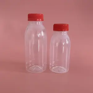 300ml High Quality PP Beverage Bottle Heat Resistant Plastic Milk Tea Bottle Hot Filling Bottle