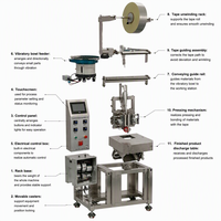 Machine d'emballage robuste à double disque pour le comptage, ensacheuse automatique de vis et de fixations, alimentateur vibrant VFFS, 68 sacs/minute