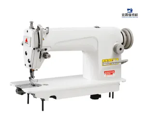Máquina de coser de alta velocidad y eficiencia 8700, máquina de coser Industrial electrónica de punto de cadena de cama plana de accionamiento directo, fabricada en China
