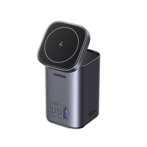 Base de Carga UGREEN Nexode 100W USB C 4 en 1 con Estación de Carga Inalámbrica Rápida de 15W, Apta para <span class=keywords><strong>iPhone</strong></span> - Product Image 1