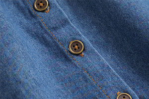 Corea del Sur primavera otoño hombres mujeres <span class=keywords><strong>camisa</strong></span> de mezclilla fabricantes transfronterizos venta al por mayor <span class=keywords><strong>falso</strong></span> <span class=keywords><strong>cuello</strong></span> decorativo suéter <span class=keywords><strong>cuello</strong></span> - Product Image 6