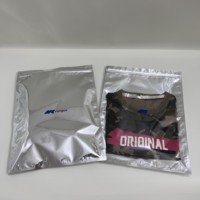 Sacs à fermeture éclair réutilisables avec logo personnalisé, surface brillante, pour emballages de sweats à capuche, pochettes cosmétiques, sacs à fermeture éclair imperméables