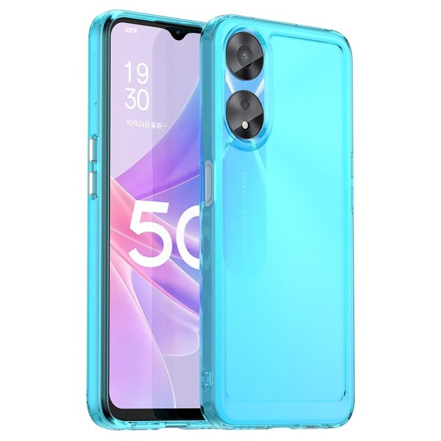 For Oppo A58 5G A58x 5G A78 5G Candy Series TPU Phone Case Drop Proof Air Cushions Clear Cover