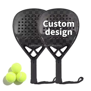 Tùy Chỉnh Sợi <span class=keywords><strong>Carbon</strong></span> Bề Mặt Với Mềm Bọt Lõi Mái Chèo Vợt Tennis Vợt Padel Vợt Paddleball Vợt Mái Chèo Vợt - Product Image 6