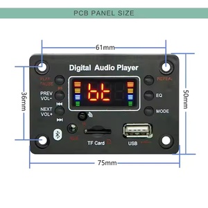 Fm-радио модуль <span class=keywords><strong>bluetooth</strong></span> динамик аксессуары HIFI MP3 плеер декодер плата с USB TF карты записи аудио - Product Image 2
