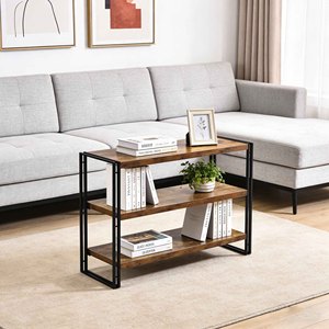 Estante <span class=keywords><strong>de</strong></span> Pared <span class=keywords><strong>de</strong></span> Estilo Industrial Moderno <span class=keywords><strong>de</strong></span> 3 Niveles Personalizado, Estantería <span class=keywords><strong>de</strong></span> <span class=keywords><strong>Madera</strong></span> y Metal Simple y Fácil <span class=keywords><strong>de</strong></span> Montar para un Almacenamiento que Ahorra Espacio - Product Image 3
