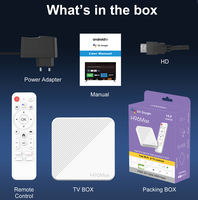 Boîtier TV 4K Quad Core OEM GRATUIT, 2 Go de RAM, 16 Go de ROM, Allwinner H313, WiFi double bande, Android Set Top Box H96MAX