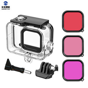 Étui de protection pour caméra d'action étanche GoPro 12/11/10, étui en métal PC transparent avec filtre, accessoire pour la natation et la plongée, GoPro 9/8 - Product Image 4