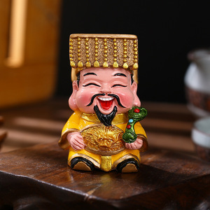 Juego de figuras del Dios de la Riqueza, 5 piezas, decoración Feng Shui para sala de estar, regalo para el hogar - Product Image 2