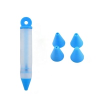 Kit de Herramientas para Decorar Pasteles, Bolígrafos Decorativos de Silicona para Repostería, Galletas, Chocolate y Crema, para el Día del Padre y San Valentín