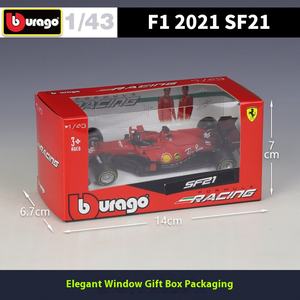 Bburago Diecast <span class=keywords><strong>2020</strong></span> SF21 #16 Diecast Cars 1:43 modelo coleccionable de aleación de Metal modelo de coche - Product Image 4