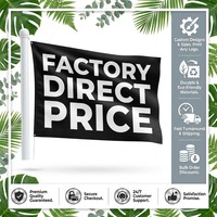 Drapeau promotionnel OEM ODM, fabricant, logo personnalisé, 3x5 pieds, polyester imprimé sur mesure, haute qualité, meilleur prix pour les événements Y