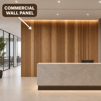 Panneau mural en lattes de chêne de largeur variée pour intérieur moderne, taille personnalisée, OEM