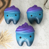Offre Spéciale – Pendentif Squishy en PU à Rebond Lent, Motif Ciel Étoilé, Jouet Anti-Stress Doux à Presser, Ornement de Téléphone Dessin Animé, Cadeau Anti-Stress