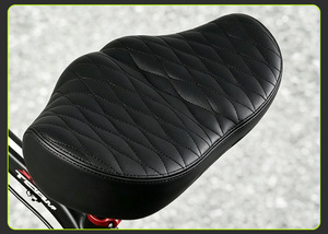 Selle de vélo en polyuréthane sans nez, nouvelle génération, avec fonction chauffante, unisexe, pour adultes, rembourrage supplémentaire, design large, universelle pour tous les vélos - Product Image 2