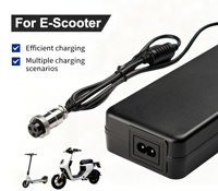 Chargeur rapide pour vélo électrique 54,6 V 1,8 A, alimentation directe usine, adaptateur de charge rapide pour batterie lithium-ion 48 V de vélo électrique
