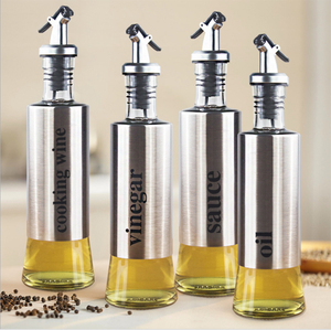 Ensemble de bouteilles <span class=keywords><strong>d</strong></span>'<span class=keywords><strong>huile</strong></span> <span class=keywords><strong>d</strong></span>'<span class=keywords><strong>olive</strong></span> et de vinaigre, <span class=keywords><strong>bouteille</strong></span> en verre avec <span class=keywords><strong>bec</strong></span> <span class=keywords><strong>d</strong></span>'étanchéité, <span class=keywords><strong>bouteille</strong></span> <span class=keywords><strong>d</strong></span>'<span class=keywords><strong>huile</strong></span> <span class=keywords><strong>d</strong></span>'<span class=keywords><strong>olive</strong></span> de 500ml 4 pièces - Product Image 2